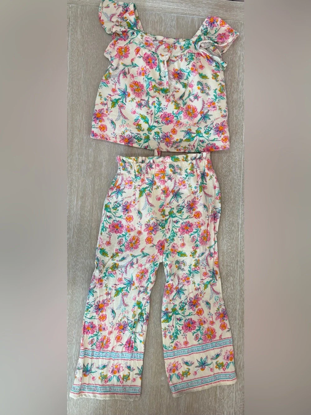 btween Floral Pant Set